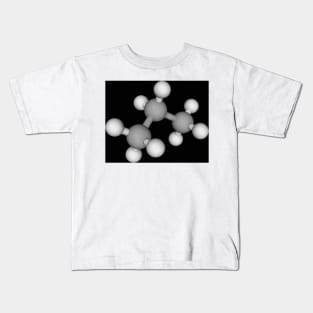 Propane molecule (F004/5967) Kids T-Shirt